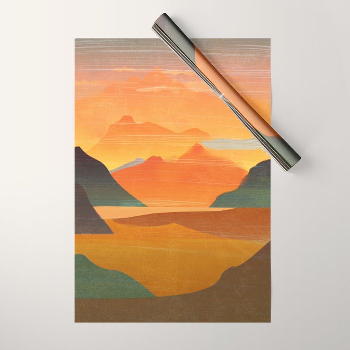 Autumn Landscape 1 Wrapping Paper Gallery Image 1