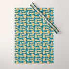Roman Architecture Ancient Monuments and Italian Statues Wrapping Paper Gallery Image 1