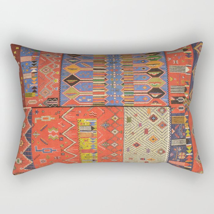 Pattern Bohemian Carpet Rectangular Pillow Gallery Image 2