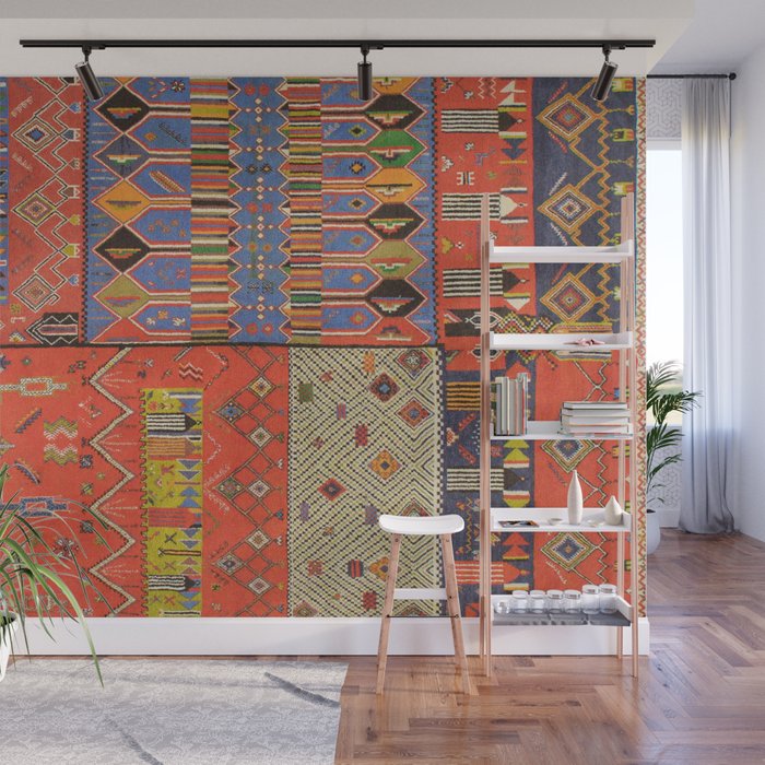 Pattern Bohemian Carpet Wall Mural Gallery Image 1