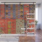 Pattern Bohemian Carpet Wall Mural Gallery Image 1