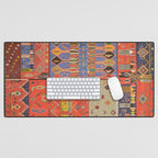 Pattern Bohemian Carpet Desk Mat Gallery Image 1