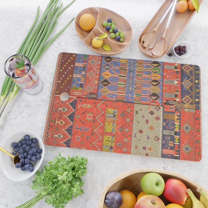 Pattern Bohemian Carpet Cutting Board Gallery Image 2