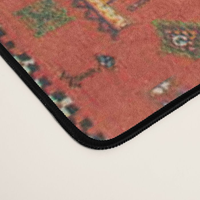 Pattern Bohemian Carpet Desk Mat Gallery Image 4