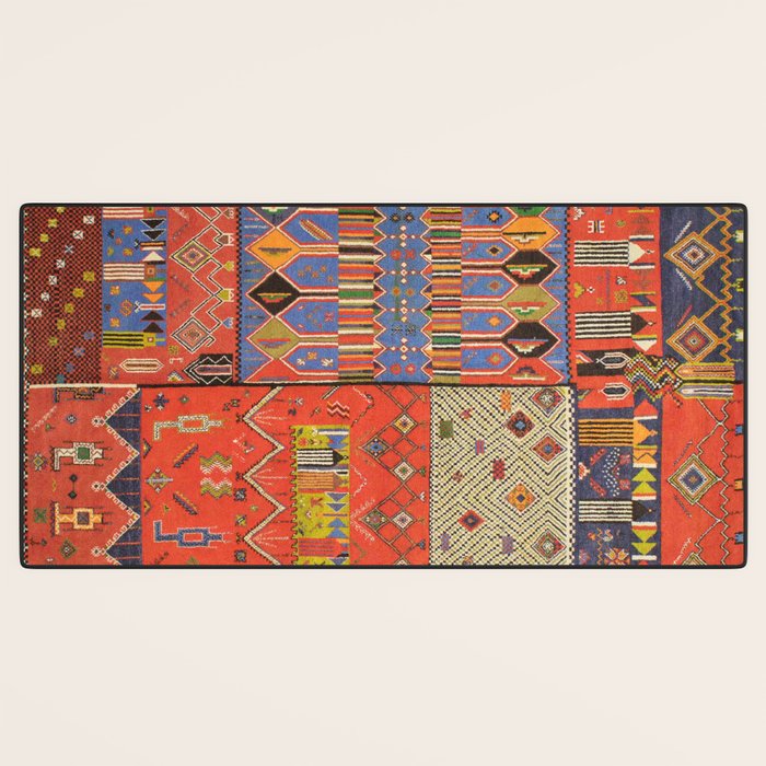 Pattern Bohemian Carpet Desk Mat Gallery Image 3