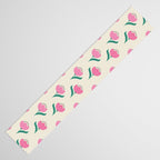 Vintage Pink Fabric Tulips  Table Runner Gallery Image 3