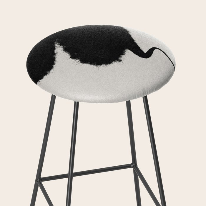 Black Brushstroke Stool Gallery Image 2