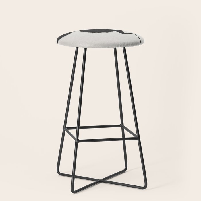 Black Brushstroke Stool Gallery Image 1