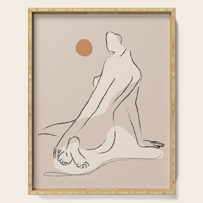 Nude 2 Serving Tray Gallery Image 1