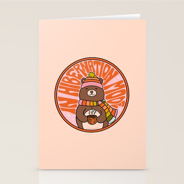 Hibernation Mode Stationery Card Gallery Image 1