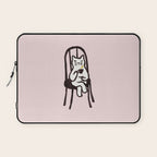 Tea time with cat Laptop Sleeve Gallery Image 1
