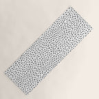 Gray Dalmatian Spots (gray/white) Yoga Mat Gallery Image 1