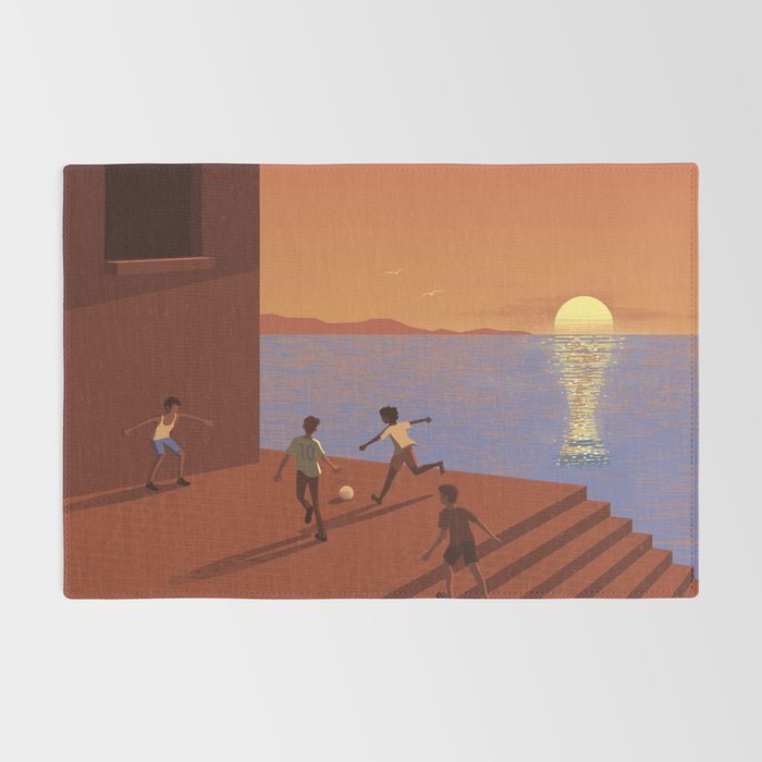 Dreaming Football Rug Gallery Image 2