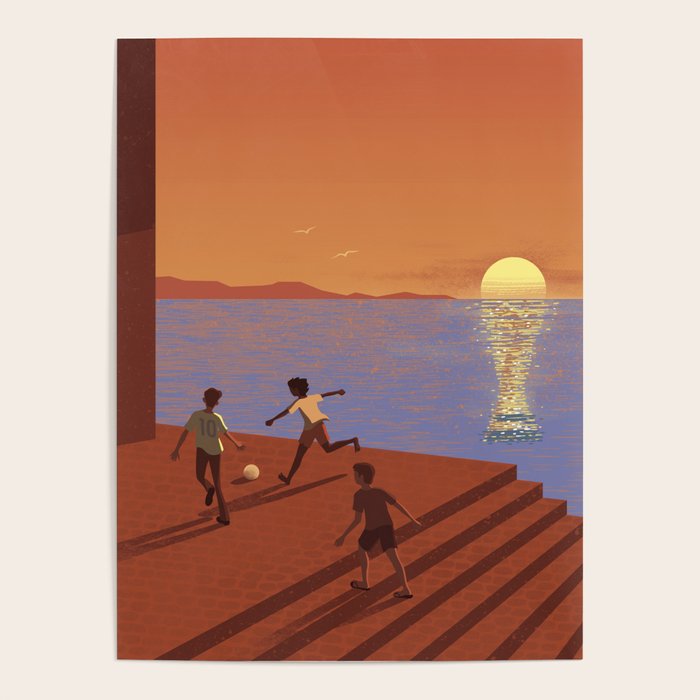 Dreaming Football Poster