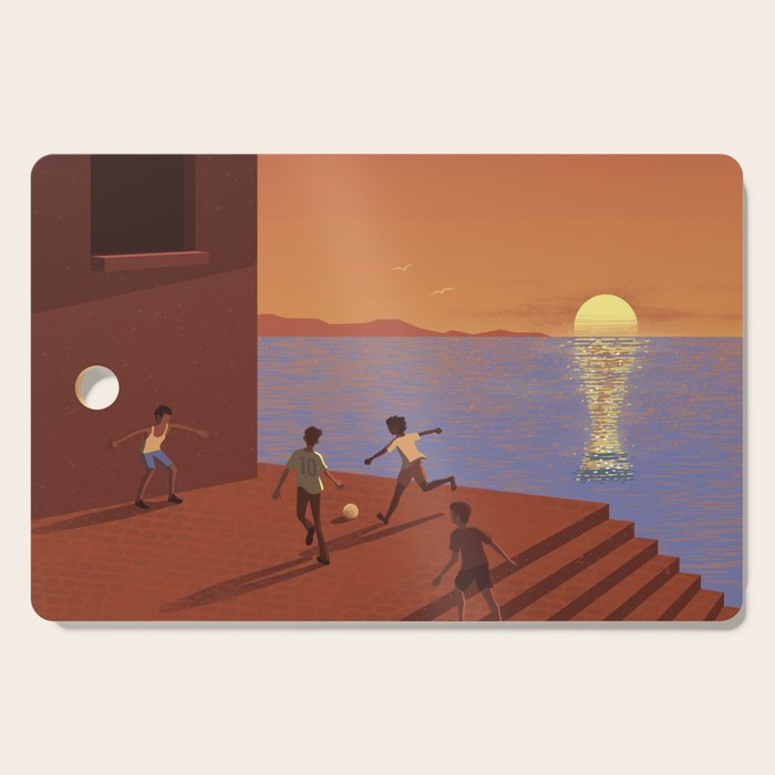 Dreaming Football Cutting Board Gallery Image 1
