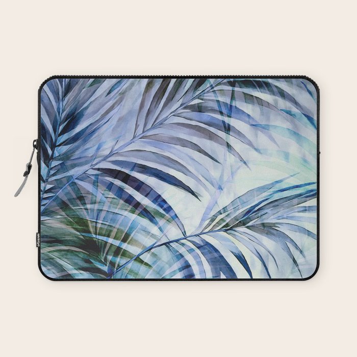 Tropical Wanderlust Palm Leaf Layers Laptop Sleeve Gallery Image 1