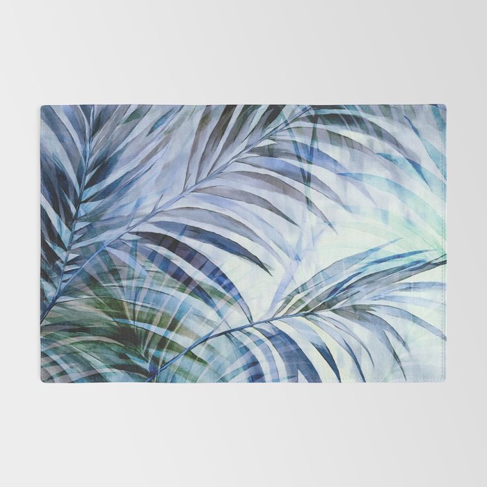 Tropical Wanderlust Palm Leaf Layers Rug Gallery Image 2