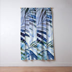 Tropical Wanderlust Palm Leaf Layers Window Curtain Gallery Image 3