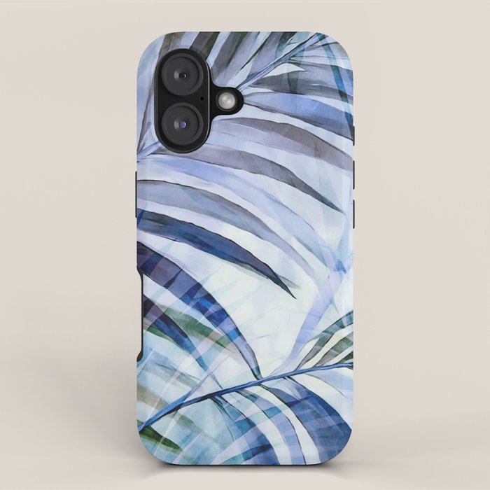 Tropical Wanderlust Palm Leaf Layers iPhone Case Gallery Image 1