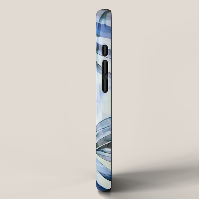 Tropical Wanderlust Palm Leaf Layers iPhone Case Gallery Image 2
