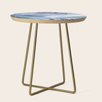 Tropical Wanderlust Palm Leaf Layers Side Table Gallery Image 1