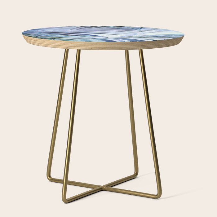 Tropical Wanderlust Palm Leaf Layers Side Table Gallery Image 1