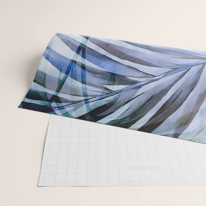 Tropical Wanderlust Palm Leaf Layers Wrapping Paper Gallery Image 2