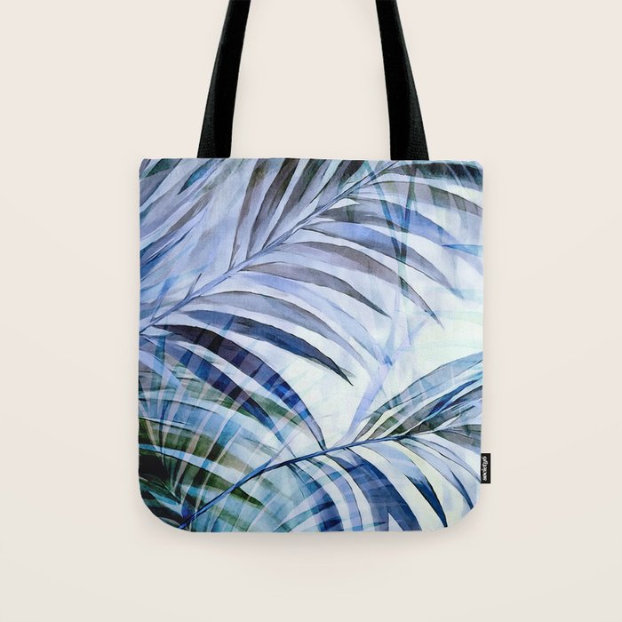 Tropical Wanderlust Palm Leaf Layers Tote Bag Gallery Image 1