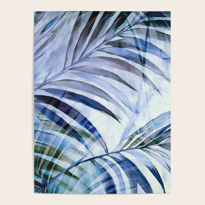 Tropical Wanderlust Palm Leaf Layers Poster Gallery Image 1