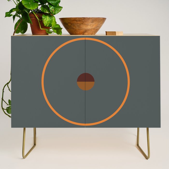 catch II anthracite and ocher Credenza Gallery Image 1