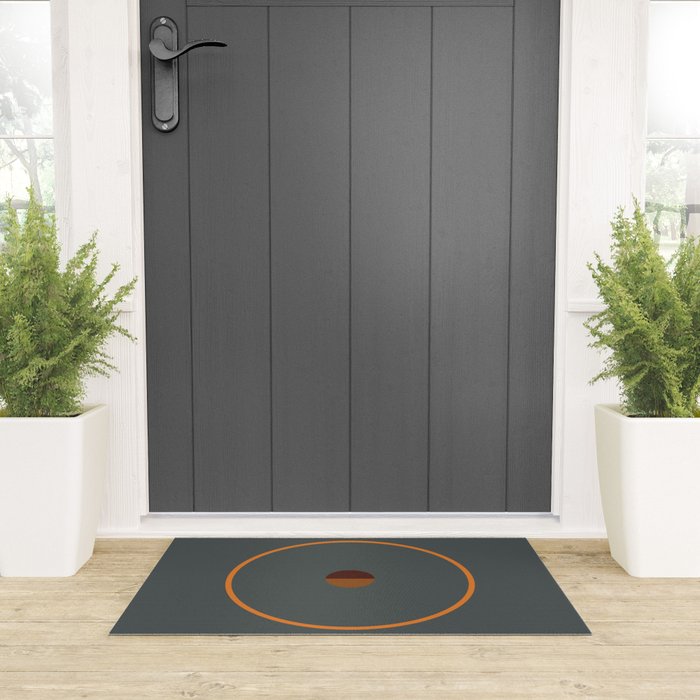 catch II anthracite and ocher Welcome Mat Gallery Image 3