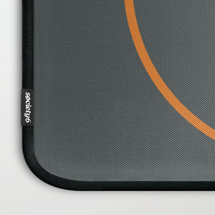 catch II anthracite and ocher Laptop Sleeve Gallery Image 3