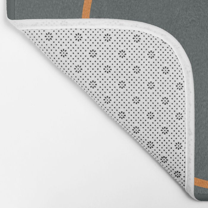 catch II anthracite and ocher Bath Mat Gallery Image 2