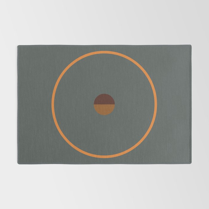 catch II anthracite and ocher Rug Gallery Image 2