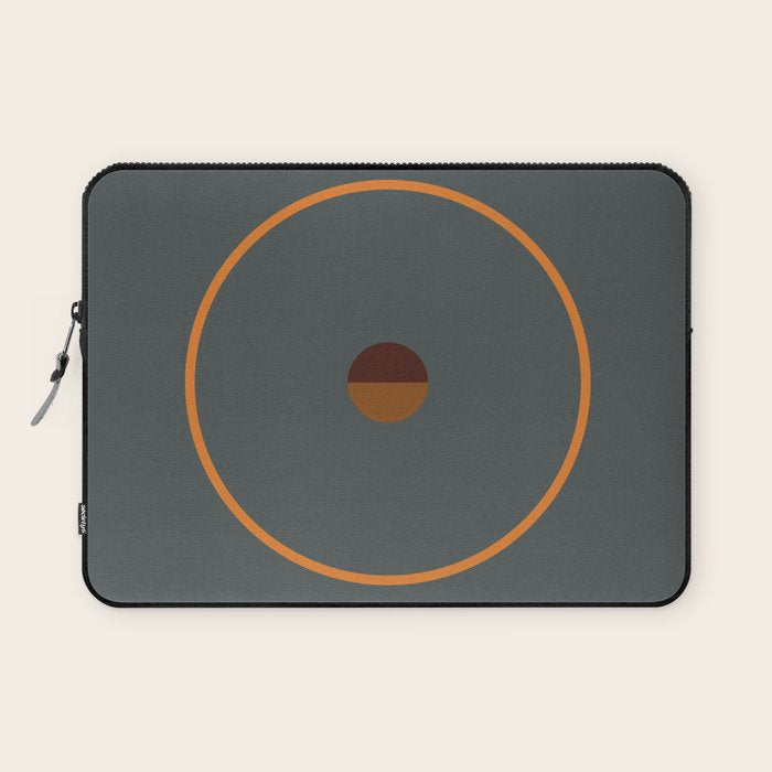 catch II anthracite and ocher Laptop Sleeve Gallery Image 1