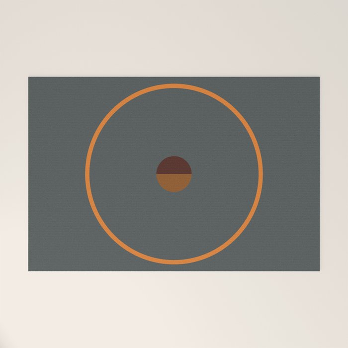 catch II anthracite and ocher Welcome Mat Gallery Image 1
