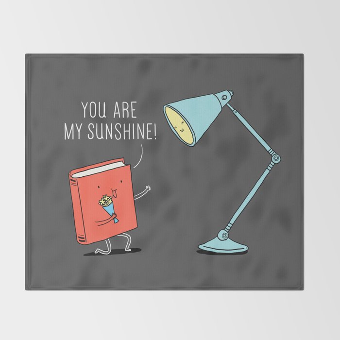 You are my sunshine Throw Blanket Gallery Image 2
