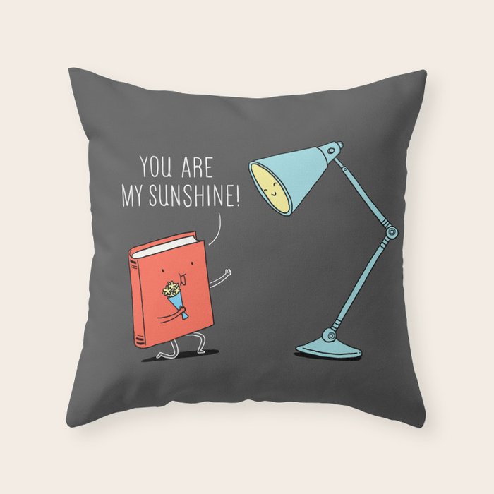 You are my sunshine Throw Pillow Gallery Image 6