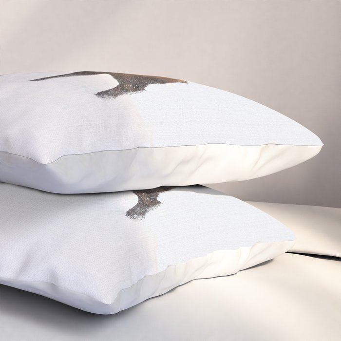 Buffalo In The Snow Pillow Sham Gallery Image 3