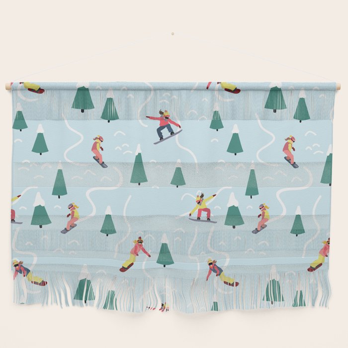 Snowboarding Girls Wall Hanging Gallery Image 1