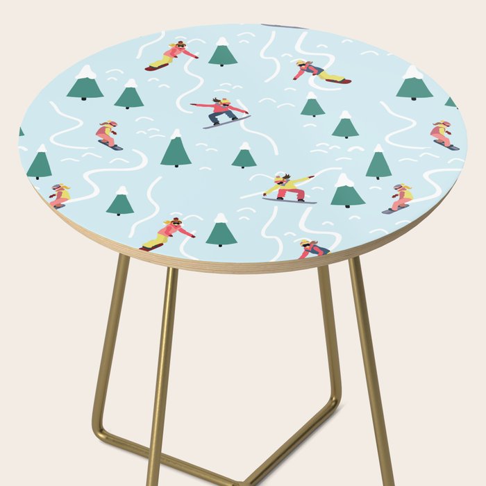 Snowboarding Girls Side Table Gallery Image 2