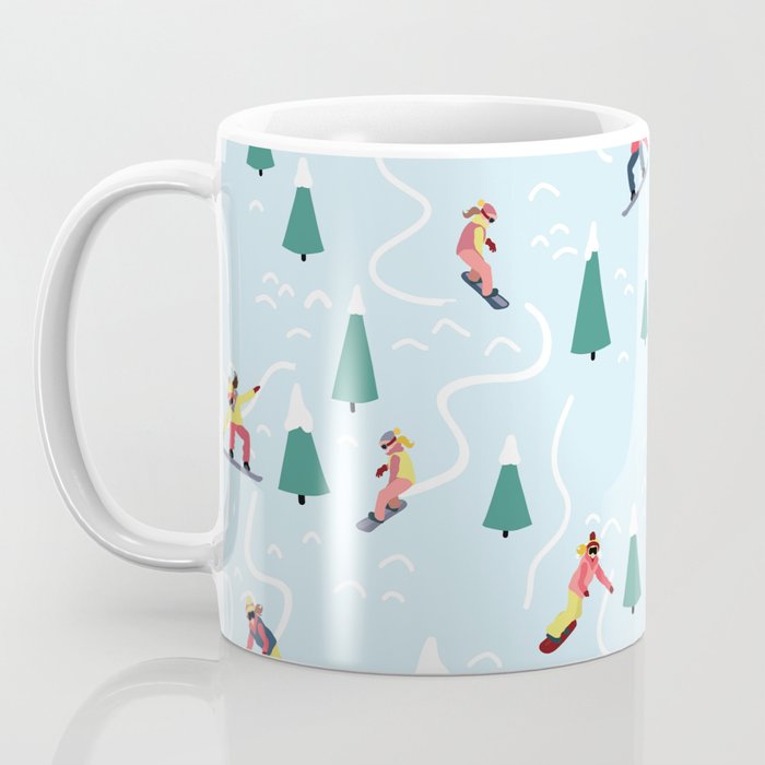 Snowboarding Girls Coffee Mug Gallery Image 3