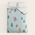 Snowboarding Girls Duvet Cover Gallery Image 6