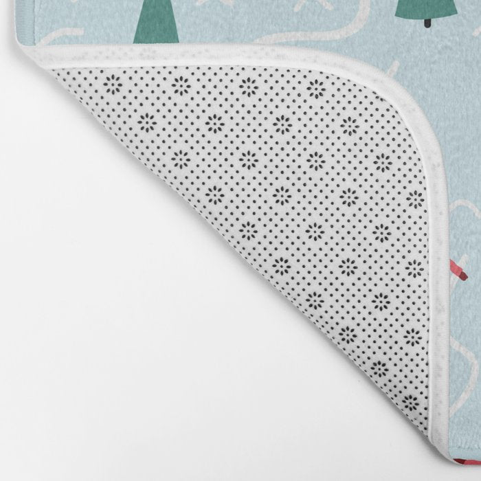 Snowboarding Girls Bath Mat Gallery Image 2