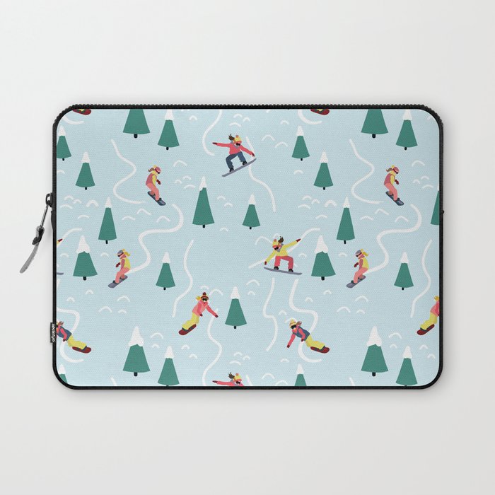 Snowboarding Girls Laptop Sleeve Gallery Image 1
