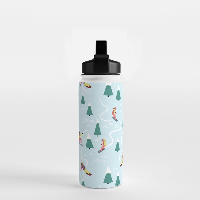 Snowboarding Girls Water Bottle Gallery Image 2