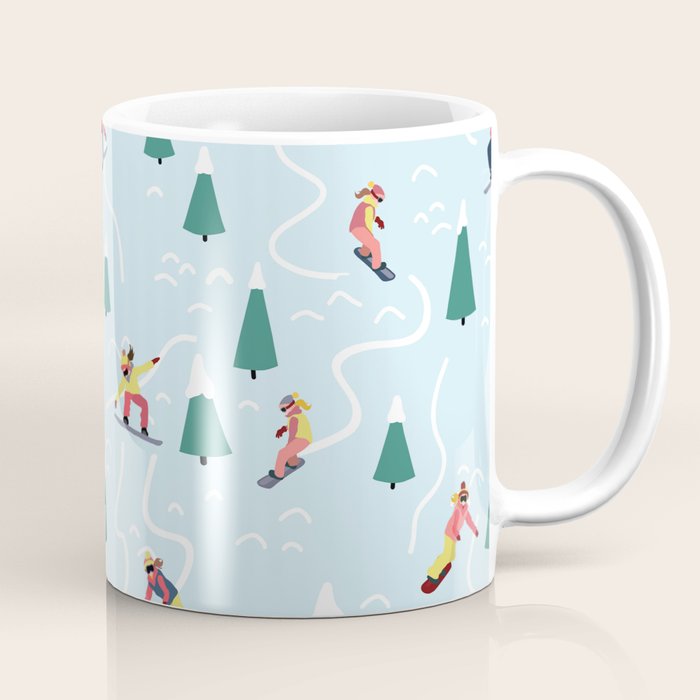 Snowboarding Girls Coffee Mug Gallery Image 1