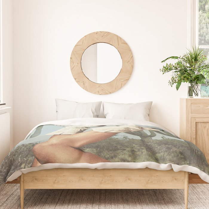 These Boots - Howdy Cactus Duvet Cover Gallery Image 3
