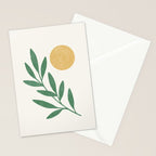 Leaf Sun 1 Stationery Card Gallery Image 2