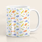 Funny colorful fish lure cartoon art pattern Coffee Mug Gallery Image 1
